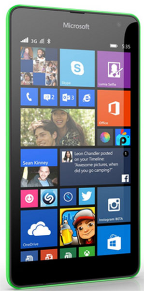 Microsoft Lumia 535 Dual Sim - Microsoft Lumia 535 Dual Sim Inclinato