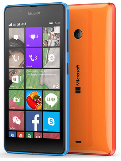 Microsoft Lumia 540 Dual Sim - Microsoft Lumia 540 Dual Sim Fronte Retro