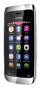 Nokia Asha 308 lato