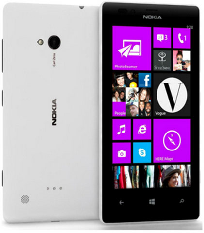 Nokia Lumia 730 Dual Sim - Nokia Lumia 730 Dual Sim Fronte Retro